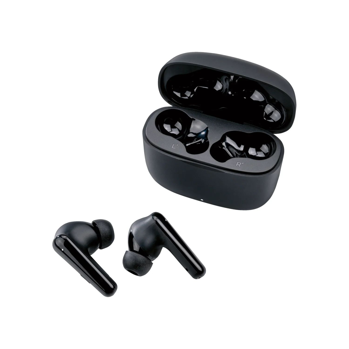 Słuchawki douszne TRONIC® TTSK E1 A1 z etui ładującym, czarne Słuchawki douszne TRONIC® TTSK E1 A1 z etui ładującym, czarne