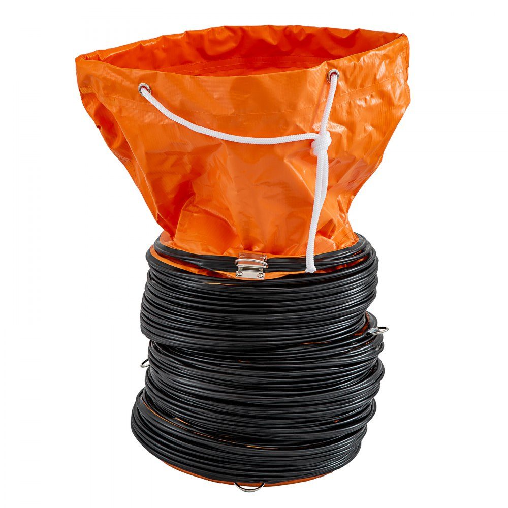 Tuyau flexible en PVC de 25 pieds, tuyau flexible en PVC, tuyau d'échappement de ventilateur portable industriel, tuyau robuste pour ventilateur d'extraction de 250 mm