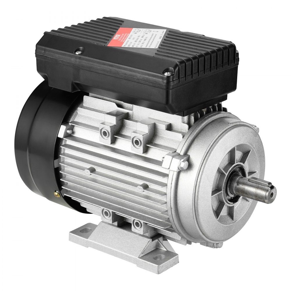 0,75 kW Elektromotor 1400 U/min AC 220 ~ 240 V 5,45 A 80 B3 Rahmen Luftkompressormotor einphasig 19 mm Keilwelle Rechts-/Linksdrehung für landwirtschaftliche Maschinen und allgemeine Geräte