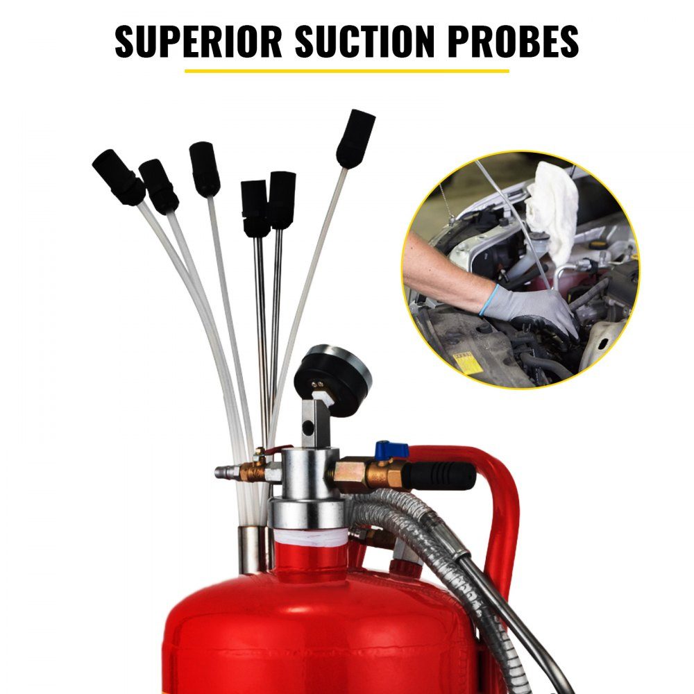 22,7 liter olie-extractor 8-10 bar pneumatische olie-extractor pneumatische 12,5 kg olie-extractor olieverversing