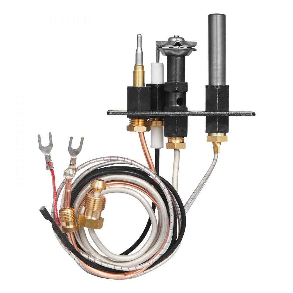 Aardgas waakvlambrander, OE 69L17, 69L1701, 904405, J4117, 108084-02 gas waakvlamkit, vervanging voor aardgasontsteking, compatibel met Lennox-, Superior- en Astria-modellen, zwart