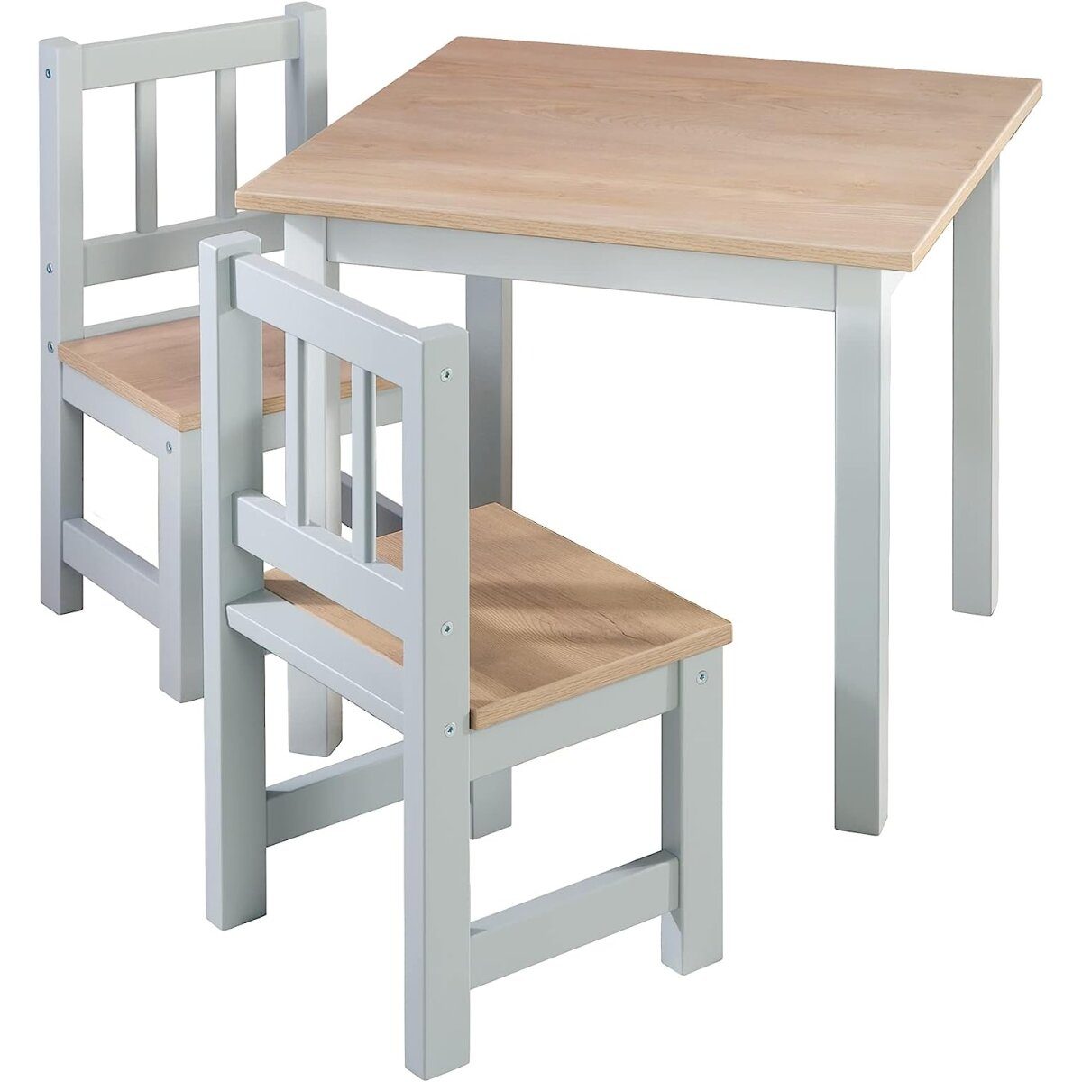 roba 3-piece children's seating group Woody, painted taupe