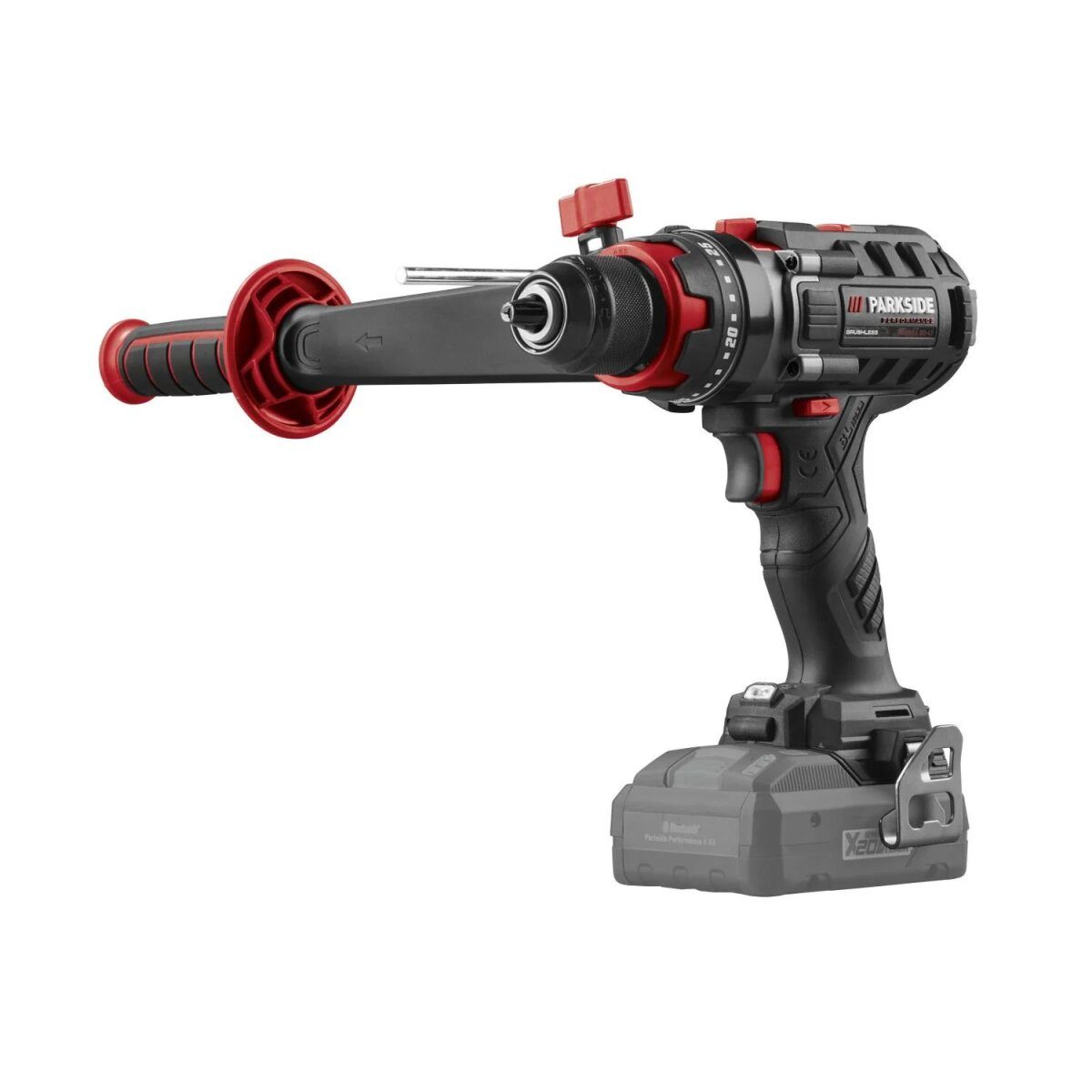 PARKSIDE PERFORMANCE® 20V Akku-Schlagbohrschrauber PPSBSA 20-Li C3, ohne Akku und Ladegerät