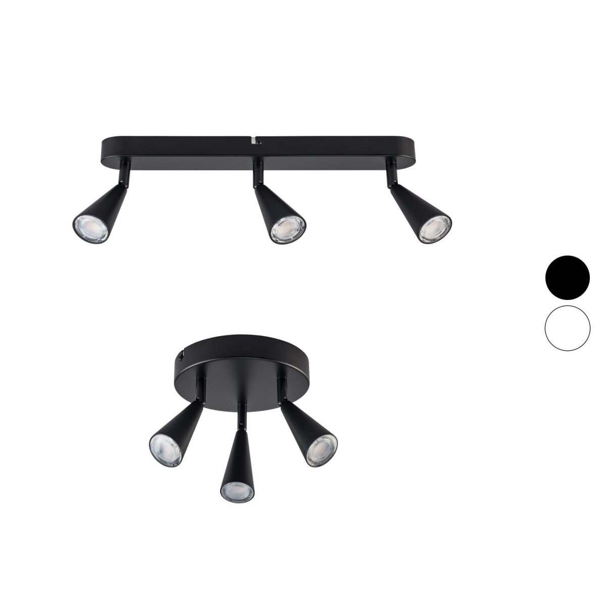 Lampa sufitowa LED LIVARNO home, 3 reflektory, ciepła biel Lampa sufitowa LED LIVARNO home, 3 reflektory, ciepła biel