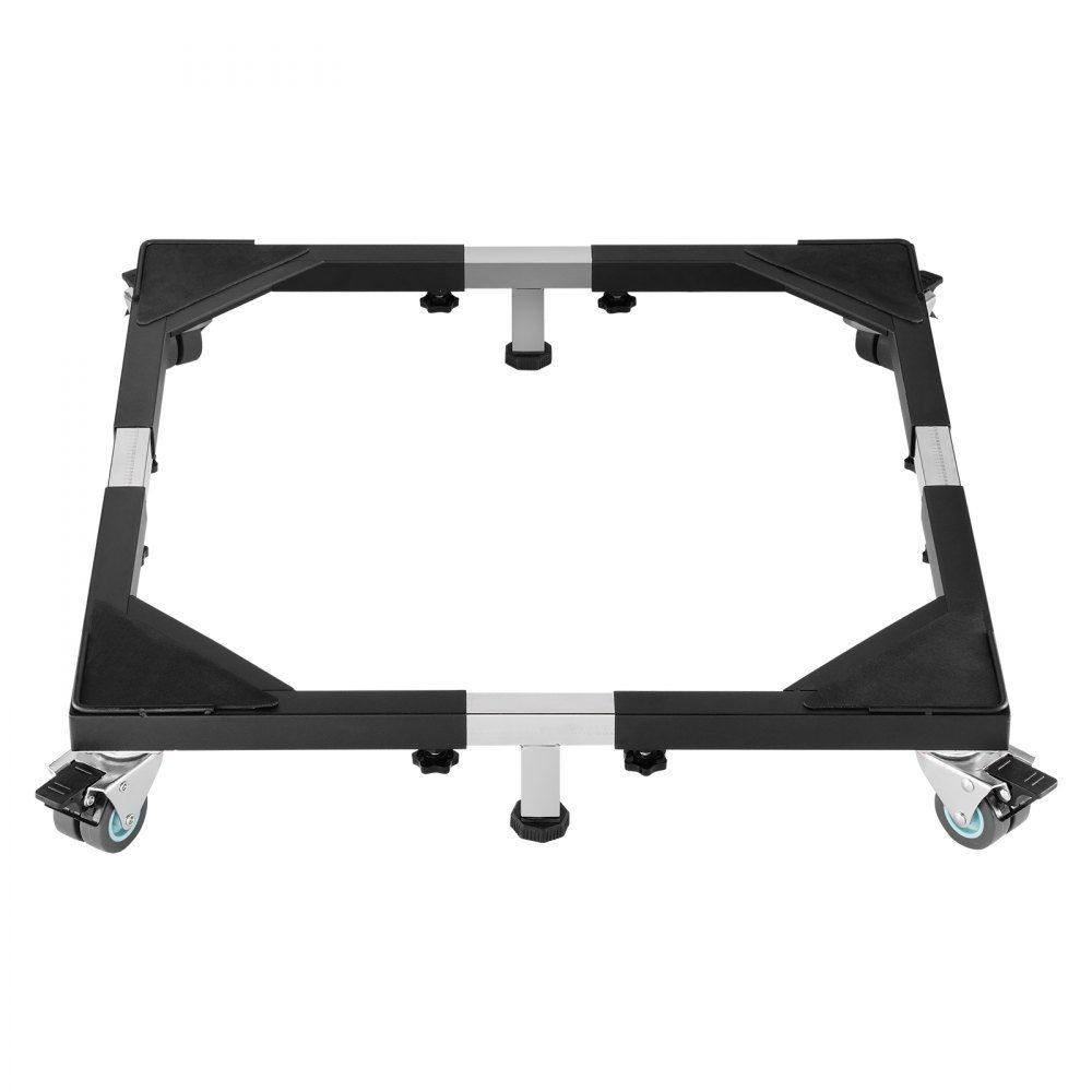 Fridge Stand, Mobile Base, 540kg Load Capacity, Washing Machine Stand with 8 Lockable Double Wheels & 4 Brakes, 58-93cm Furniture Trolley for Washing Machine, Fridge & Dryer