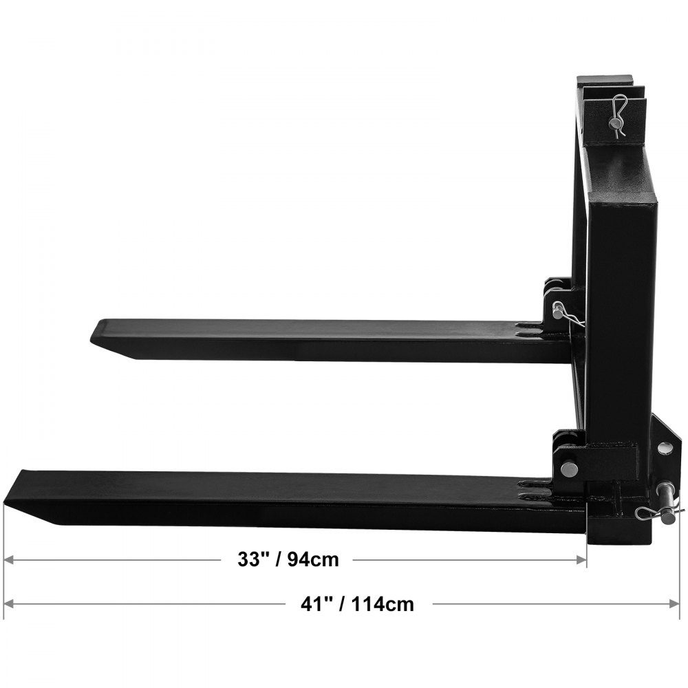 Gabelverlängerung Stahlstapler 1000kg Tragkraft CAT1/CAT2 Aufbau 78x61x25cm Hubwagen 20kg Hubpalette 3-Punkt-Anbindung Passend für alle Transport- und Speditionstransporter