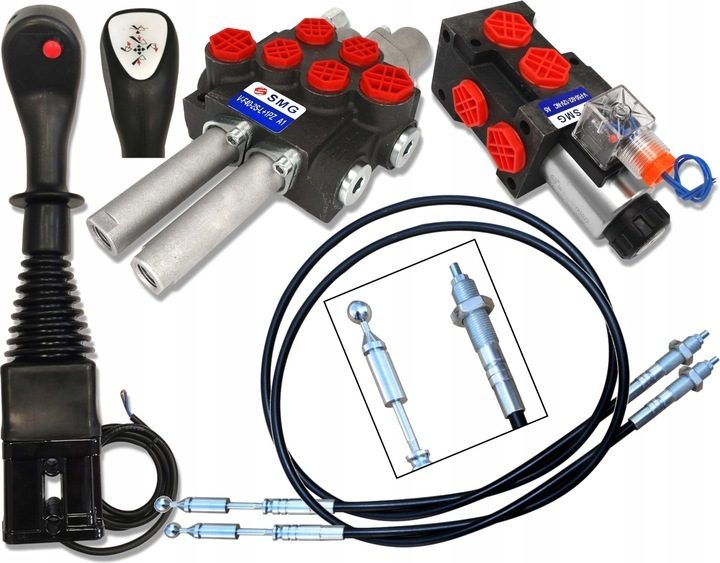 3-piece hydraulic set 40 l/min with floating part and lock for TURA swimming