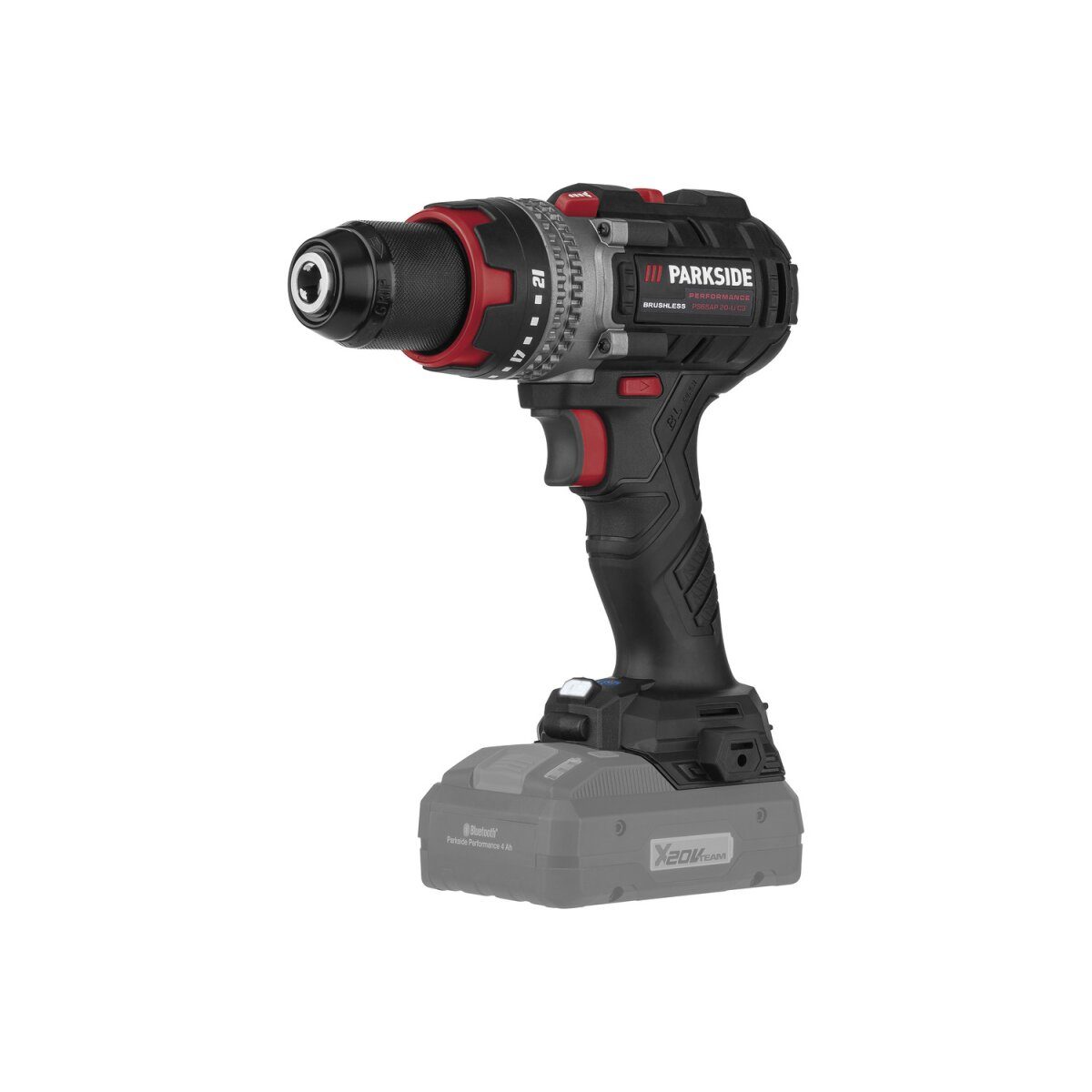 PARKSIDE PERFORMANCE® 20 V Akku-Schlagbohrschrauber PSBSAP 20-Li D4, ohne Akku und Ladegerät