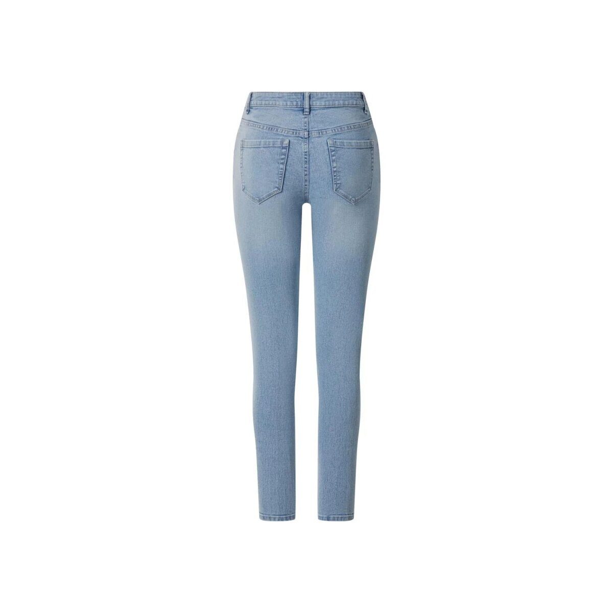 esmara® damesjeans, skinny fit, normale taillehoogte, 40, blauw