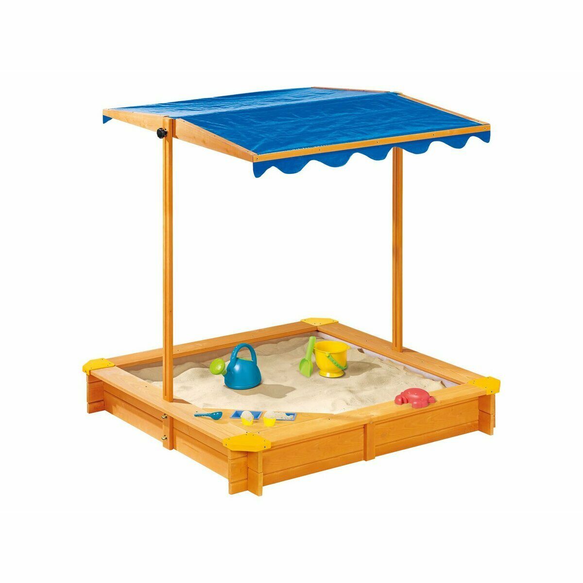 Bac à sable PLAYTIVE® avec toit et glacier