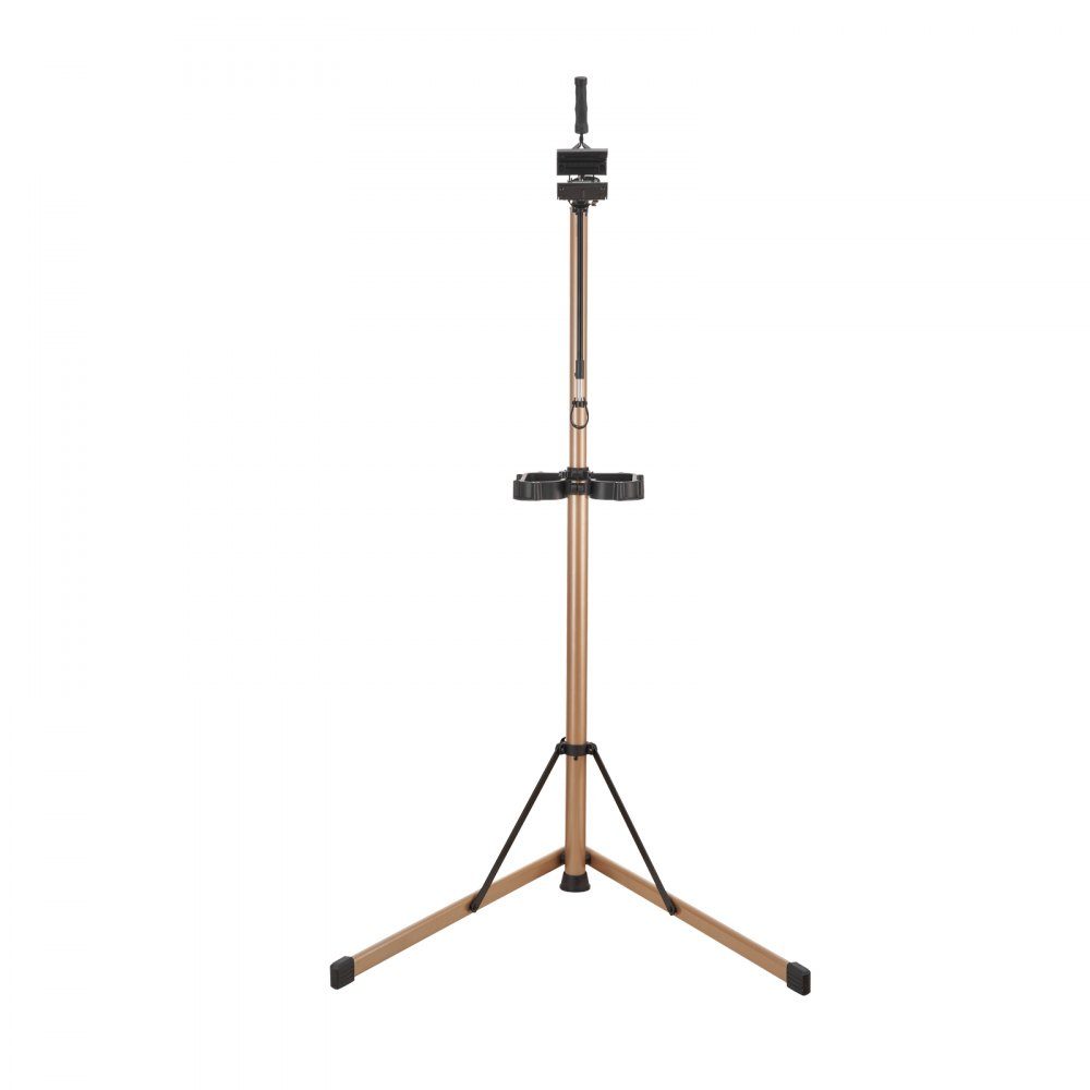 Support de réparation de vélo, support de réparation de vélo (capacité de charge de 49,9 kg) avec hauteur réglable de 1025 à 1510 mm et grand plateau à outils, support d'entretien pliable pour vélos de montagne, vélos de route