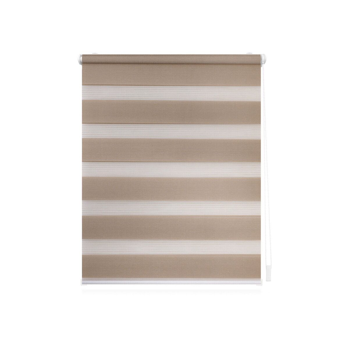 LICHTBLICK Duo Rolgordijn Klemmfix, boren niet nodig, vanaf 45 x 150 cm (taupe, 90 x 220 cm)
