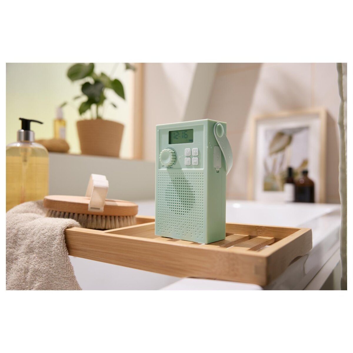 TRONIC® bathroom radio TRONIC® bathroom radio TBR 1200 A1, green