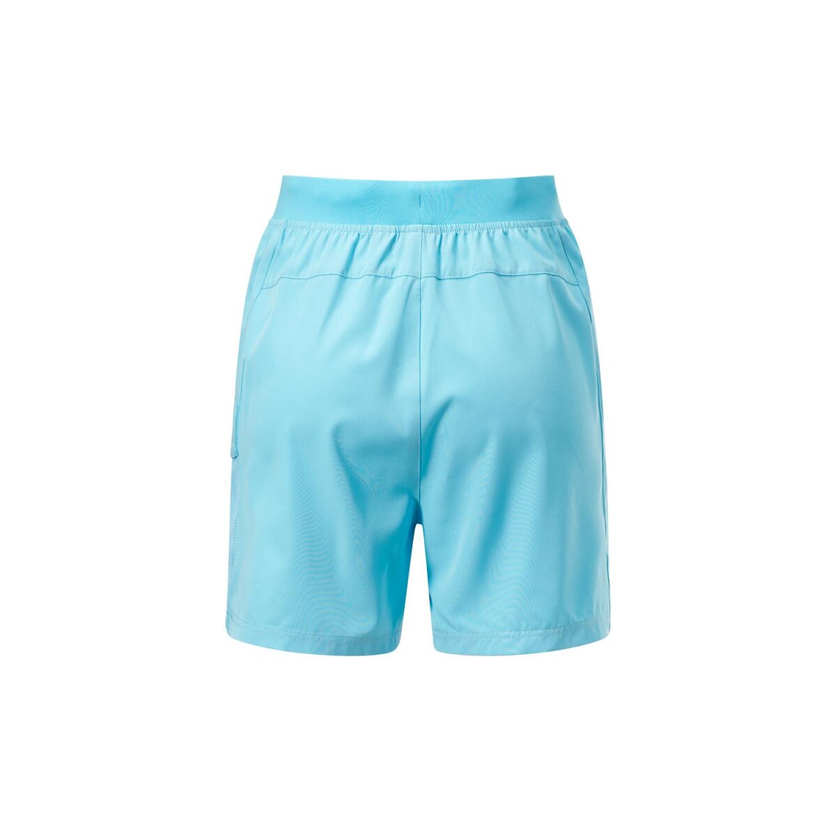 CRIVIT Damen Funktionsshorts mit seitlicher Netztasche (Hellblau, S(36/38))