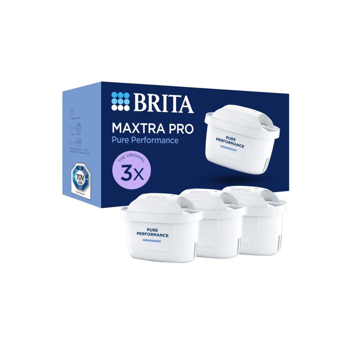 Wkłady zamienne do filtrów wody BRITA »MAXTRA PRO Pure Performance«, 3 sztuki