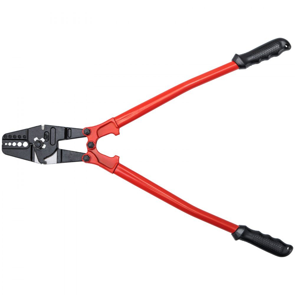 Crimping Tool 24" Crimping Tool Crimping Tool 1/16 3/32 1/8 5/32 3/16" 2 in 1 Tool Crimp Hand Cable Lugs Alloy Crimping Tool