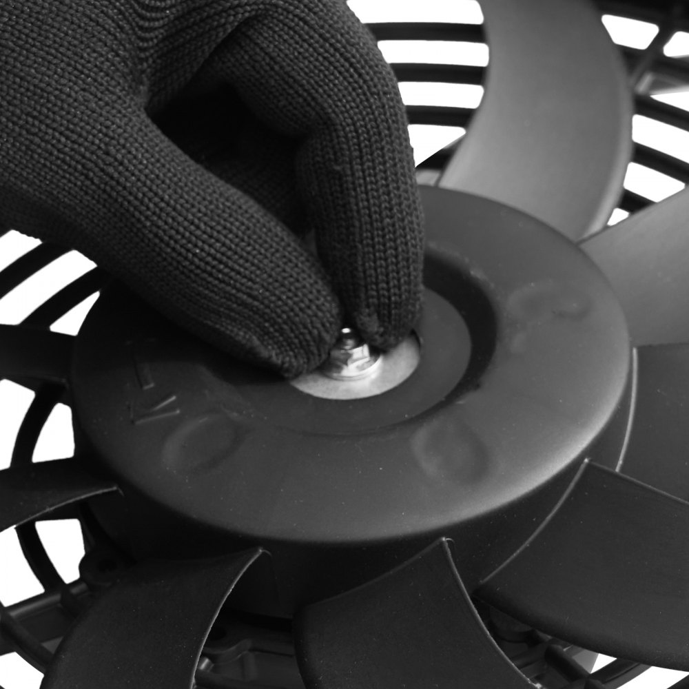 Zonneventilator, ventilatie, ventilator, Φ340x70mm, zolderafzuigventilator met verstelbare thermostaat, buitengrille, 1300 CFM luchtstroomcapaciteit, voor gevel, dak, garage, werkplaats