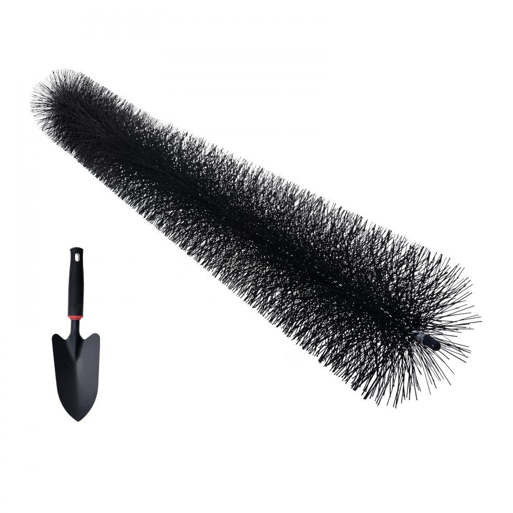 Gutter Brush, 80ft Total Length, φ110m, Gutter Cleaning Tool, Floor Level Gutter Brush, Leaf Guard for 5" Gutter, Easily Removes Leaves and Debris from Roof, Set of 27