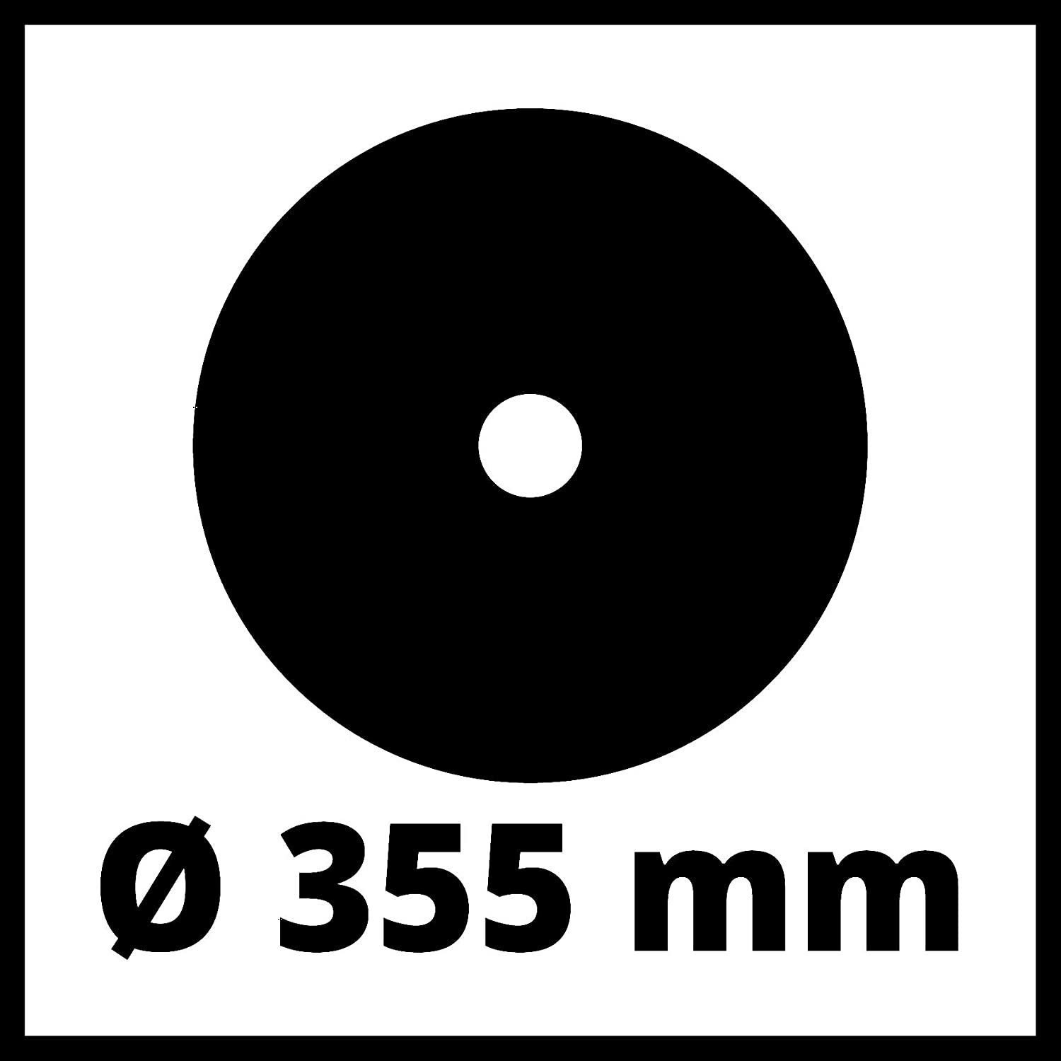 Einhell Metalltrennmaschine TC-MC 355 (2.300 W, 4.000 min-1, Trennscheibe Ø 355 x 25,4 x 3,2 mm, verstellbarer Höhenanschlag, Sägeblattfixierung, Spannvorrichtung mit Schnellspanner, Zusatzhandgriff)