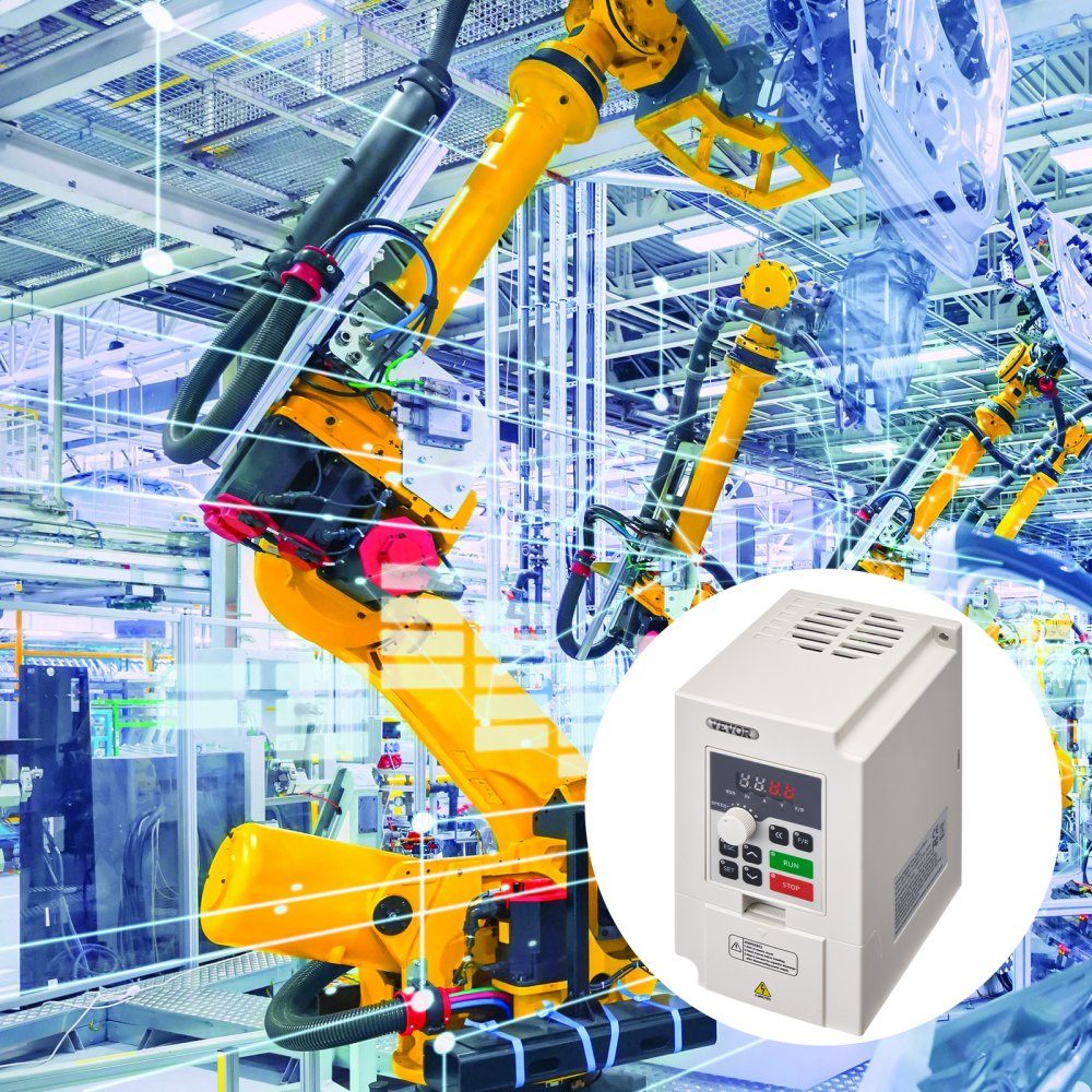 VFD 3HP 2.2kW 5A 3 phase AC 380V input to 3 phase AC 0-380V output frequency converter 50/60Hz input 0-2000Hz output