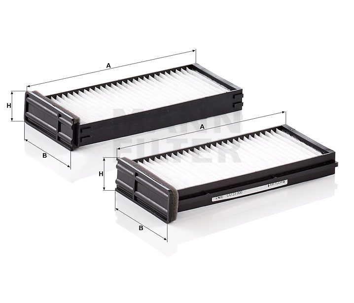 MANN CU 23 000-2 cabin filter - Mitsubishi - Part No. HT-48273