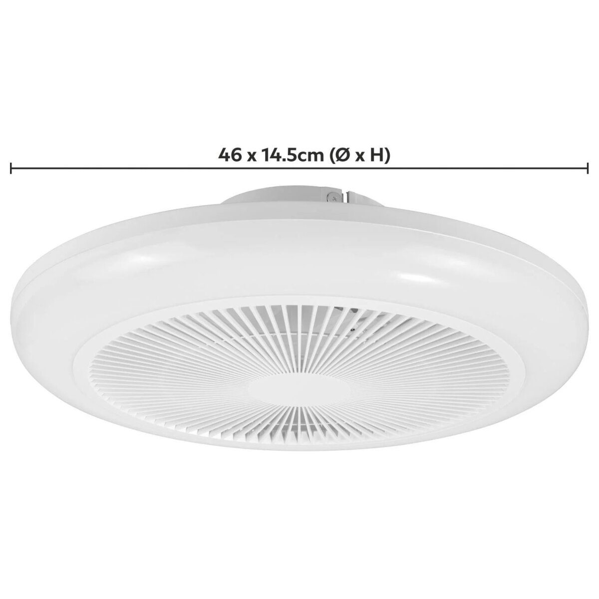 LIVARNO® LED-plafondlamp met ventilator