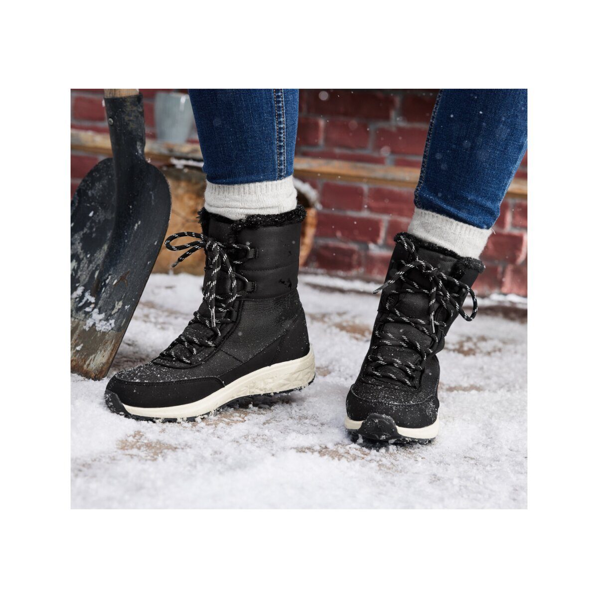 esmara® dames veterlaarzen, geprofileerde buitenzool