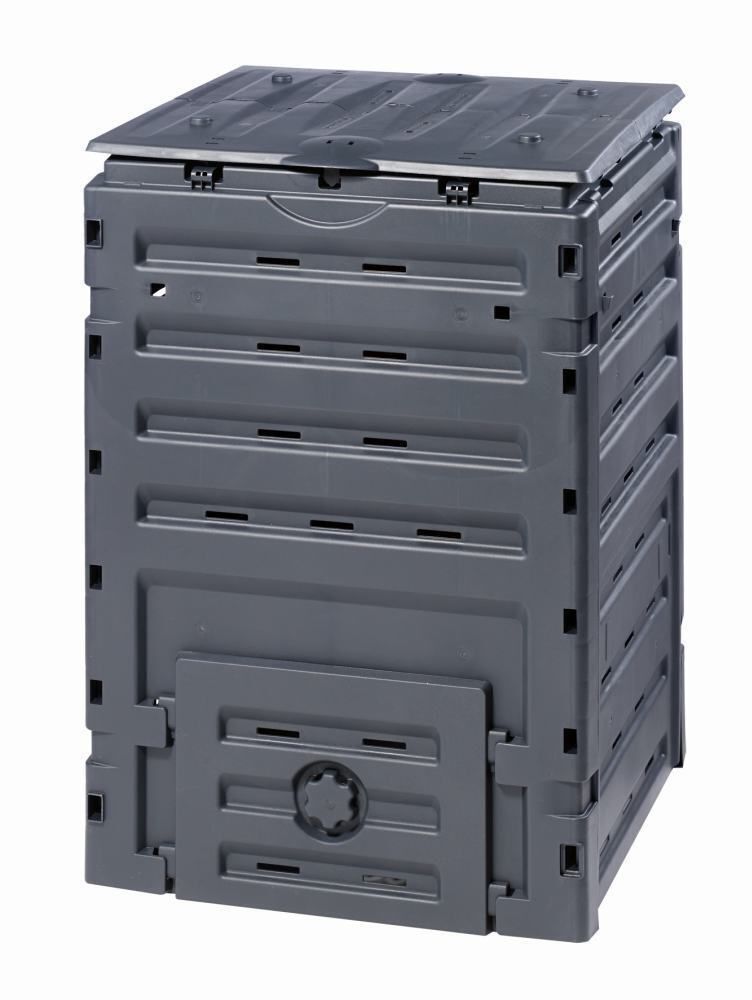 Composteur de jardin module 450l composteur thermique composteur plastique noir Composteur de jardin module 450l composteur thermique composteur plastique noir