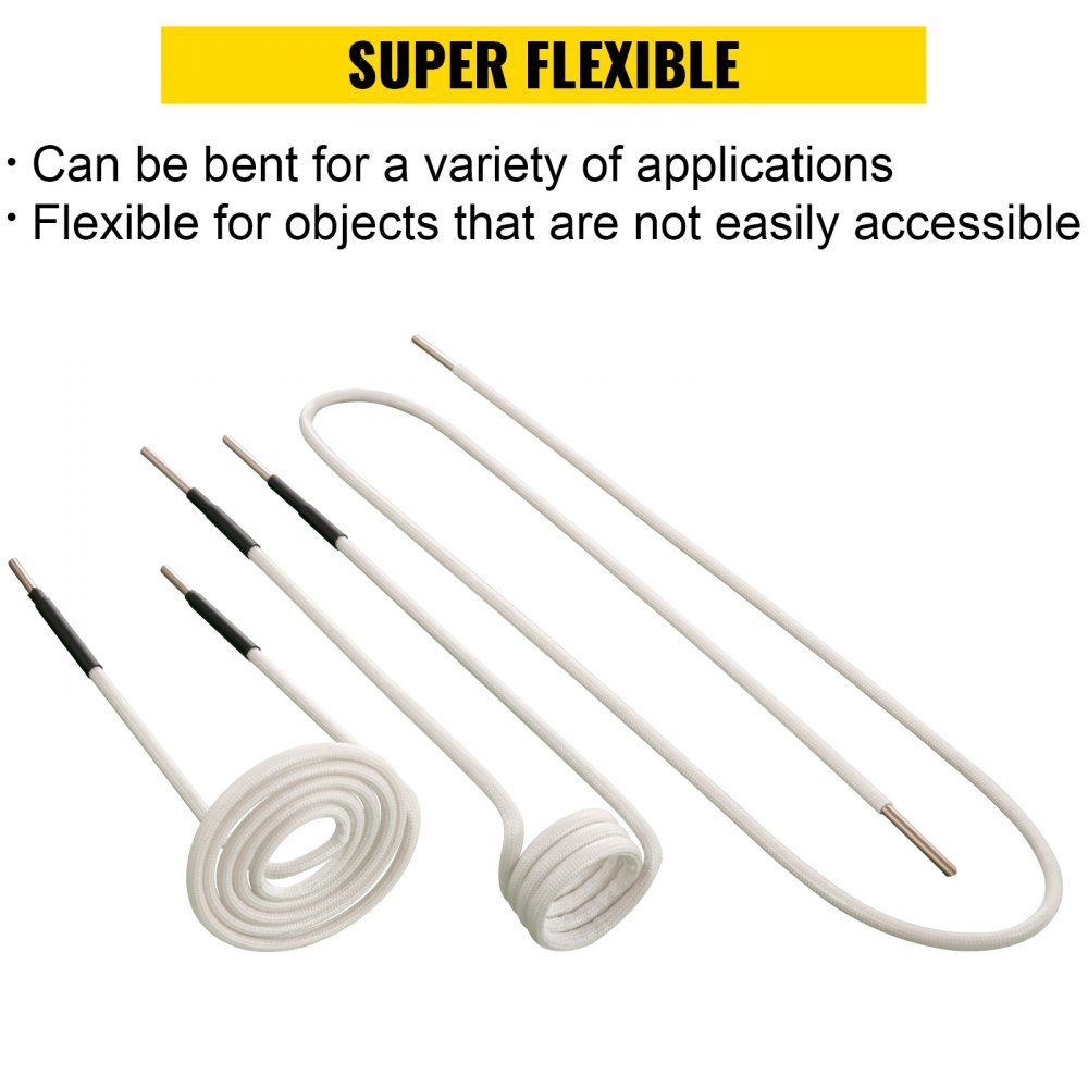 Induction Heating Coil Set 8pcs Heat Resistant Induction Heating Tool with flexibility and long service life for removing rusty screws and nuts