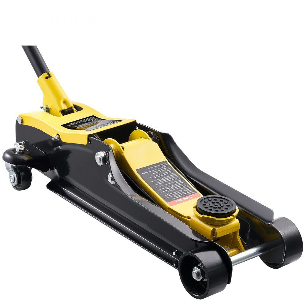 Hydraulic Car Jack 2.5T Capacity Flat Steel Car Jack with Single Piston Quick Lift Pump and SUV Adapters Sedan Car Jack 85-320mm Lift Range Racing Car Jack