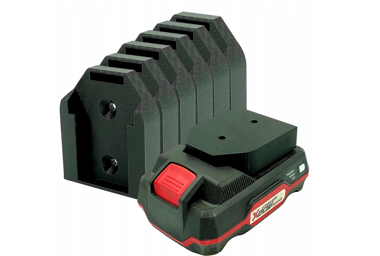 6× support de batterie support mural PARKSIDE X20V TEAM