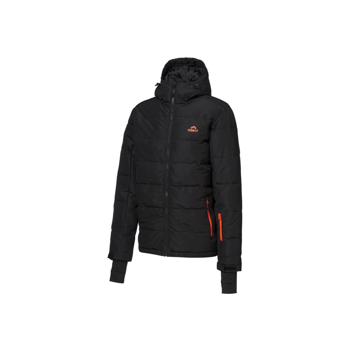 CRIVIT heren ski-jas (zwart/rood, XL (56/58))