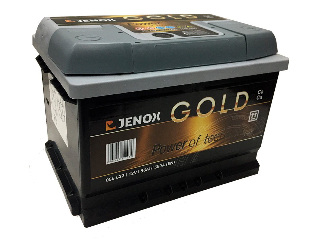 Jenox Gold 56ah 580a P+ Batterie – Art.-Nr. 056 622
