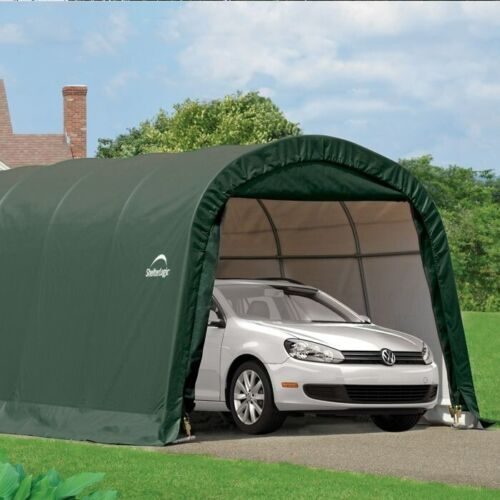 Garagenzelt 3x4,6m Zeltgarage Weidezelt Lagerzelt Mobiler Unterstand Garage