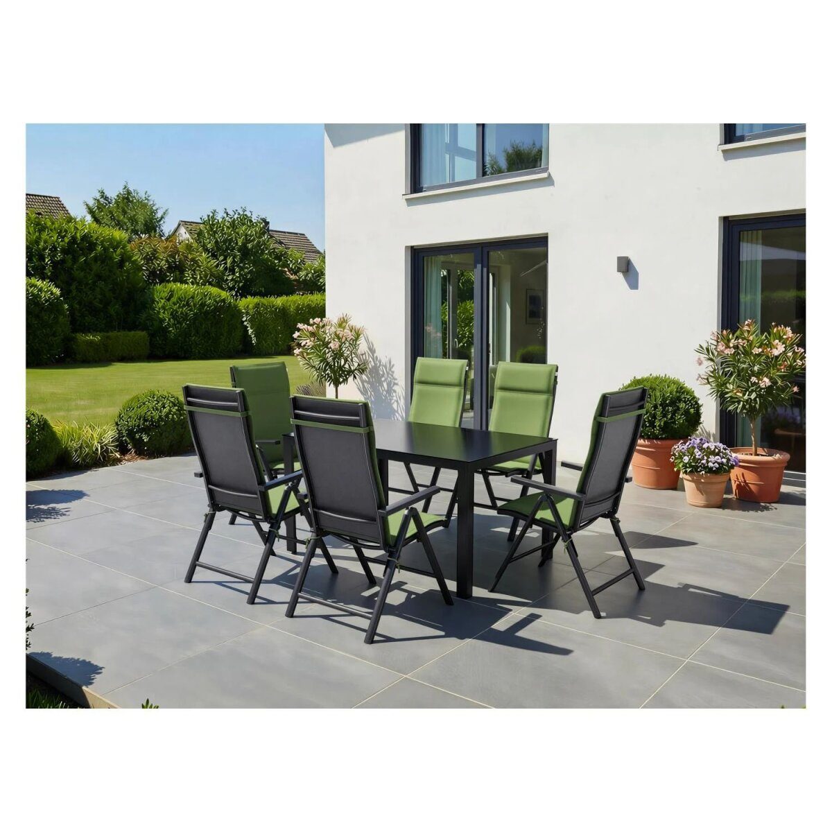 LIVARNO® Alu-Klappstuhl „Houston“ anthrazit, 2-teilig