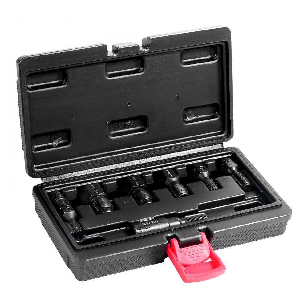 Ensemble de fraises à filetage 7 pièces, outil de réparation de filetage métrique M10 M12 M14 M18 M20 M22 Ensemble d'outils de renouvellement de filetage en acier au carbone traité thermiquement pour les applications de réparation de filetage Ensemble de fraises à filetage 7 pièces, outil de réparation de filetage métrique M10 M12 M14 M18 M20 M22 Ensemble d'outils de renouvellement de filetage en acier au carbone traité thermiquement pour les applications de réparation de filetage