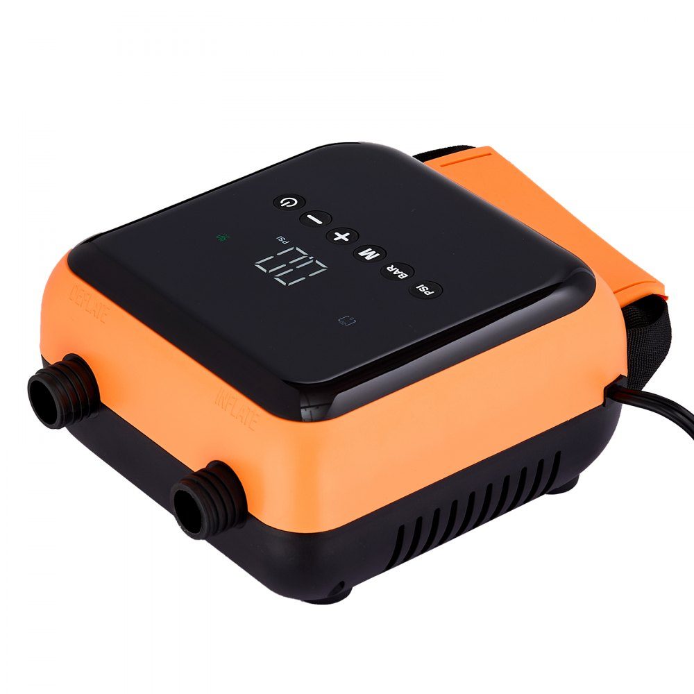 Paddleboard Pump (40 PSI), Two-Stage Electric Portable SUP Air Pump with Auto Shut-Off and 12-V-Gleichstromanschluss, Inflate and Deflate, Ideal for Inflatable Paddleboard Mattresses