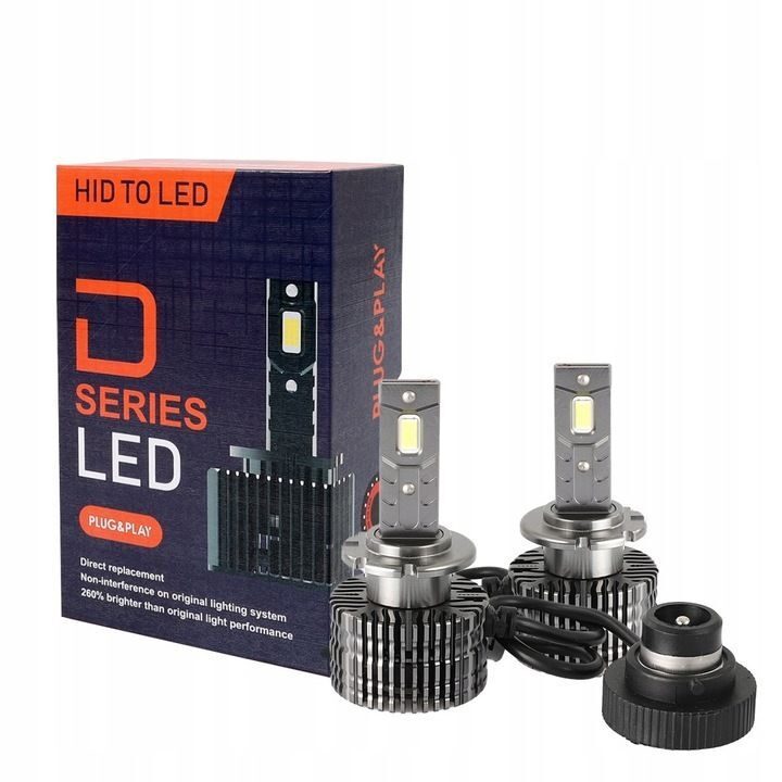 Ombouwset van Xenon D2S-brander naar LED Premium Light Plug & Play