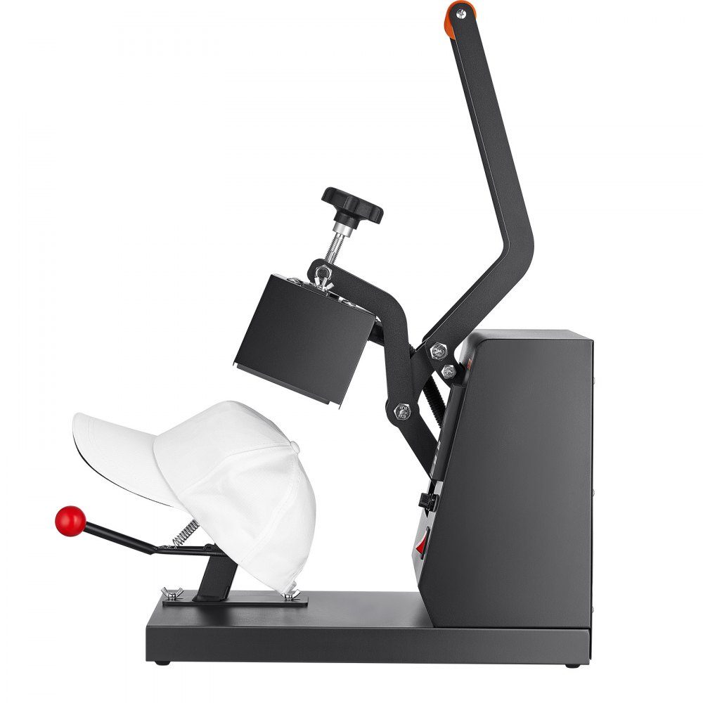 Hat Heat Press, 4 in 1 Cap Heat Press, 6 x 3 Inch Folding Cup Sublimation Transfer, LCD Digital Timer Temperature Control with 4 Curved Heating Elements (6 x 3/6.7 x 2.7/6.7 x 2.7 x 2.7 cm)
