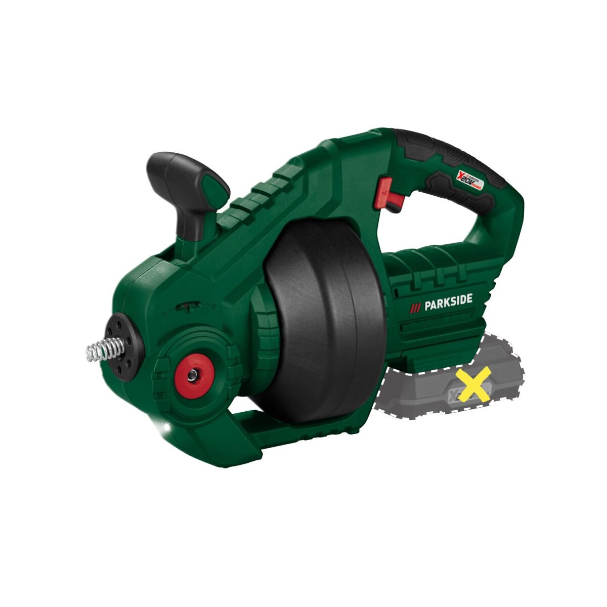 Bezprzewodowe urządzenie do czyszczenia rur PARKSIDE® 20 V „PARRW 20-Li A1”, bez akumulatora i ładowarki Bezprzewodowe urządzenie do czyszczenia rur PARKSIDE® 20 V „PARRW 20-Li A1”, bez akumulatora i ładowarki