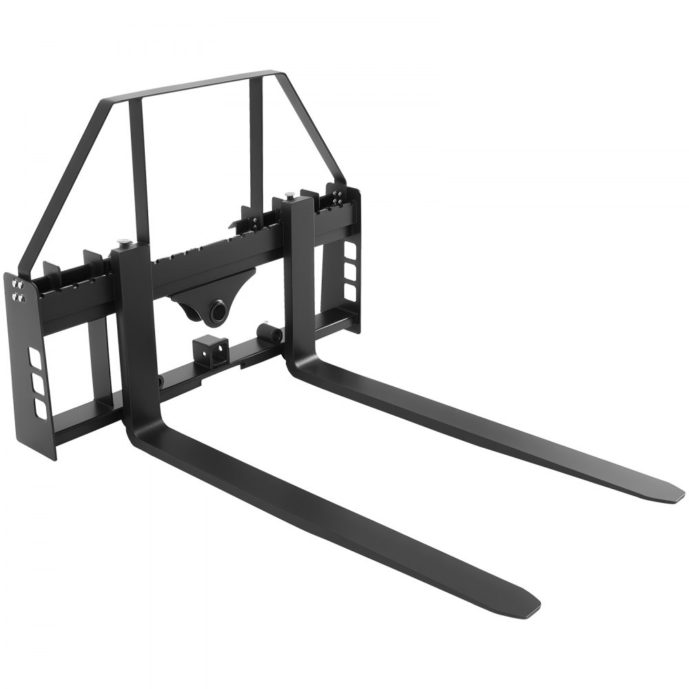 Snel te bevestigen palletvorkframe van 1814 kg met palletvorken van 1065 mm, vorkheftruckbladen, trekhaak van 50,8 mm en speerhulzen voor schrankladers en tractoren Snel te bevestigen palletvorkframe van 1814 kg met palletvorken van 1065 mm, vorkheftruckbladen, trekhaak van 50,8 mm en speerhulzen voor schrankladers en tractoren