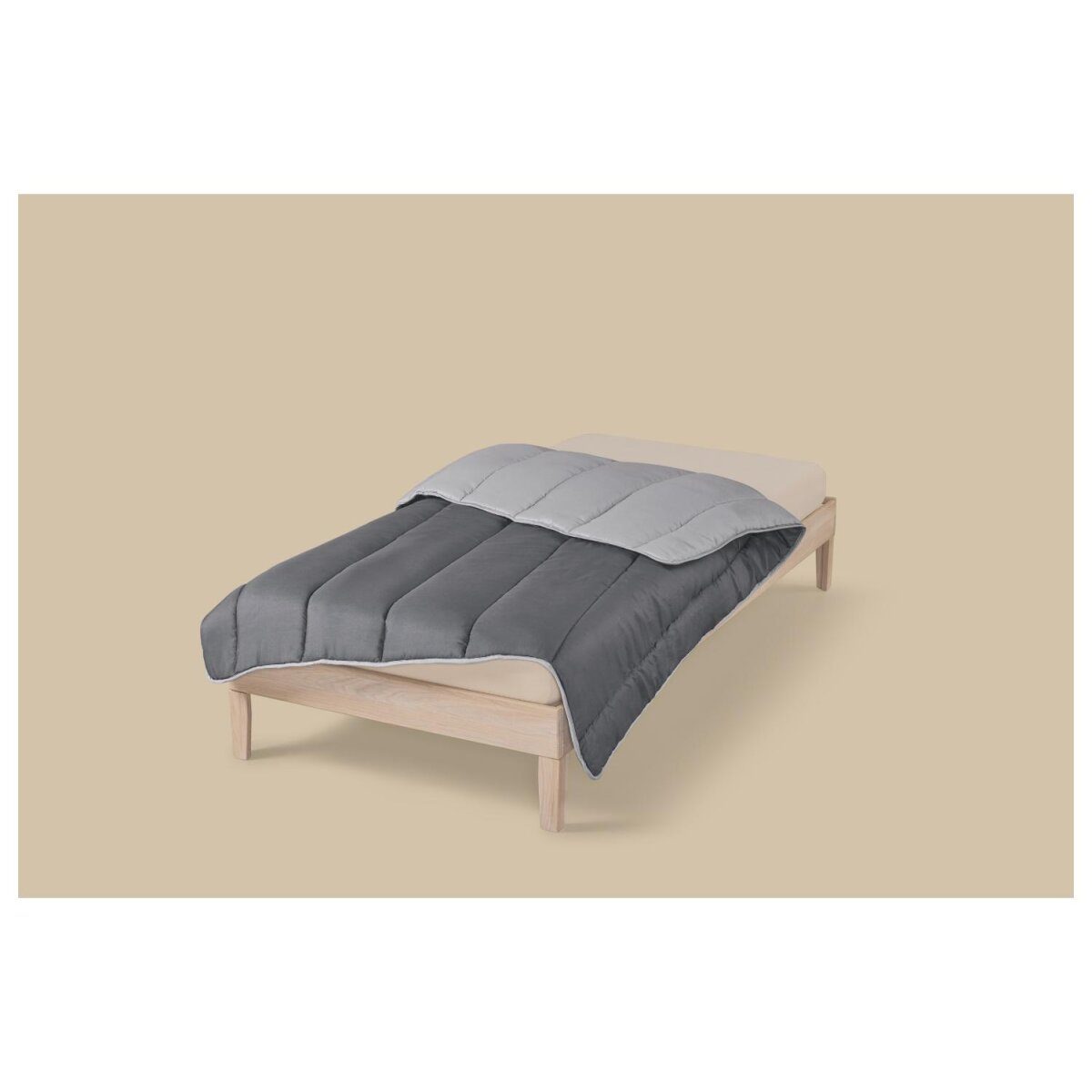 LIVARNO® dekbed, 135 x 200 cm, grijs