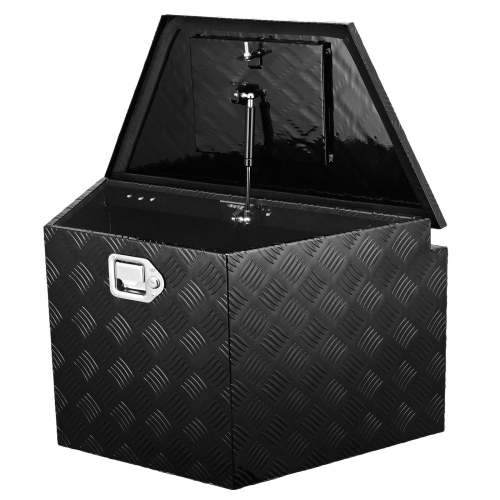 Trailer Tongue Box Trailer Tool Box 990x419x305mm Aluminum Alloy Trailer Box Storage with Lock and Key Trailer Tongue Tool Box for RV etc