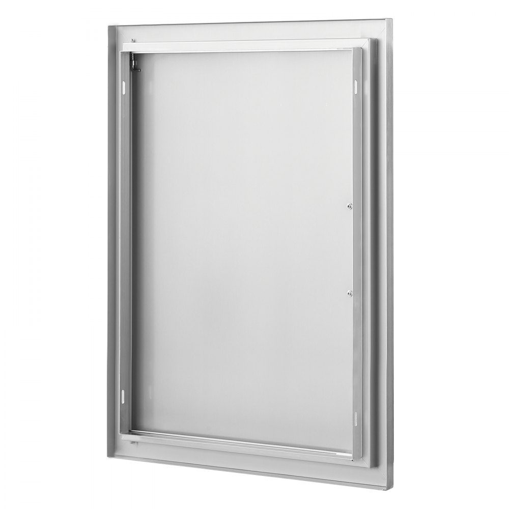 Porte d'accès au gril 508x686mm Porte de cuisine extérieure simple Porte encastrée en acier inoxydable Porte murale verticale avec poignée pour Grill Island Grill Station Armoire extérieure