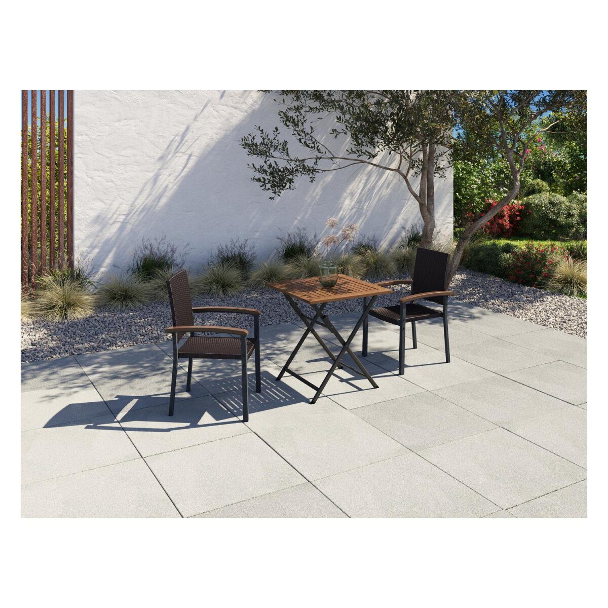 Table pliante en aluminium LIVARNO® »Valencia«, 70 x 70 x 74 cm