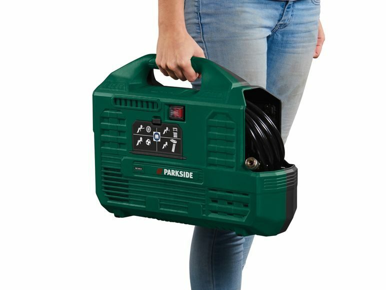 #BESTSELLER# Compresseur PARKSIDE® 1100 watts, avec moteur électrique, portable
