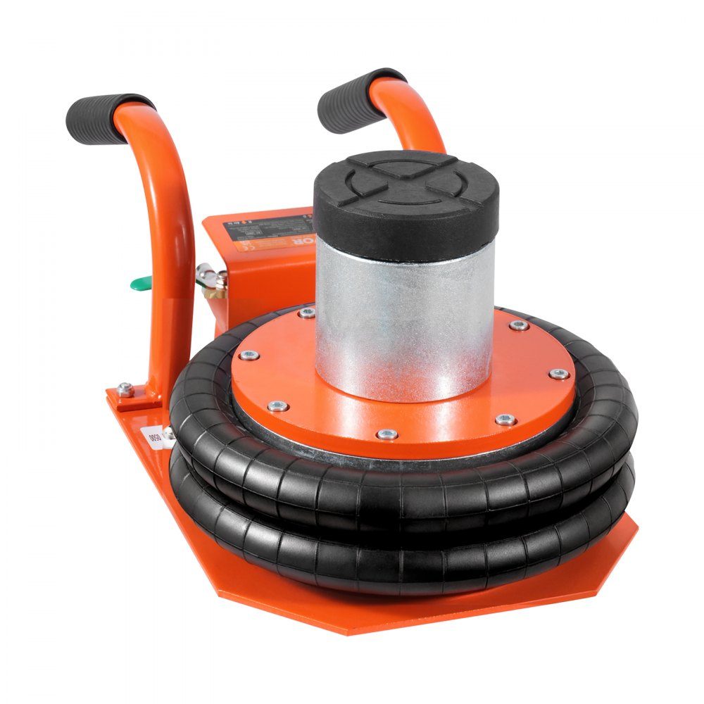 Pneumatic car jack Air Jack adjustable 3 t with raised column, easy to lift and space-saving car jack with thick rubber pad and short handle, for sedan SUV pickup