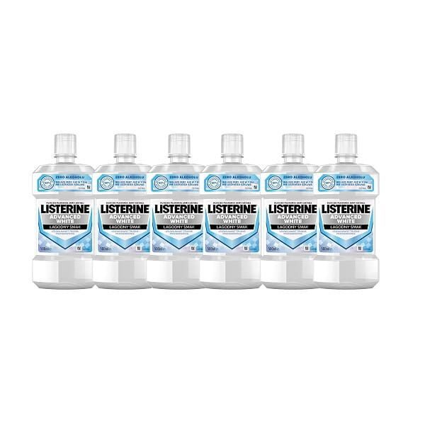 6x Listerine Advanced White Mild Taste 500ml – Part No. HT-15937