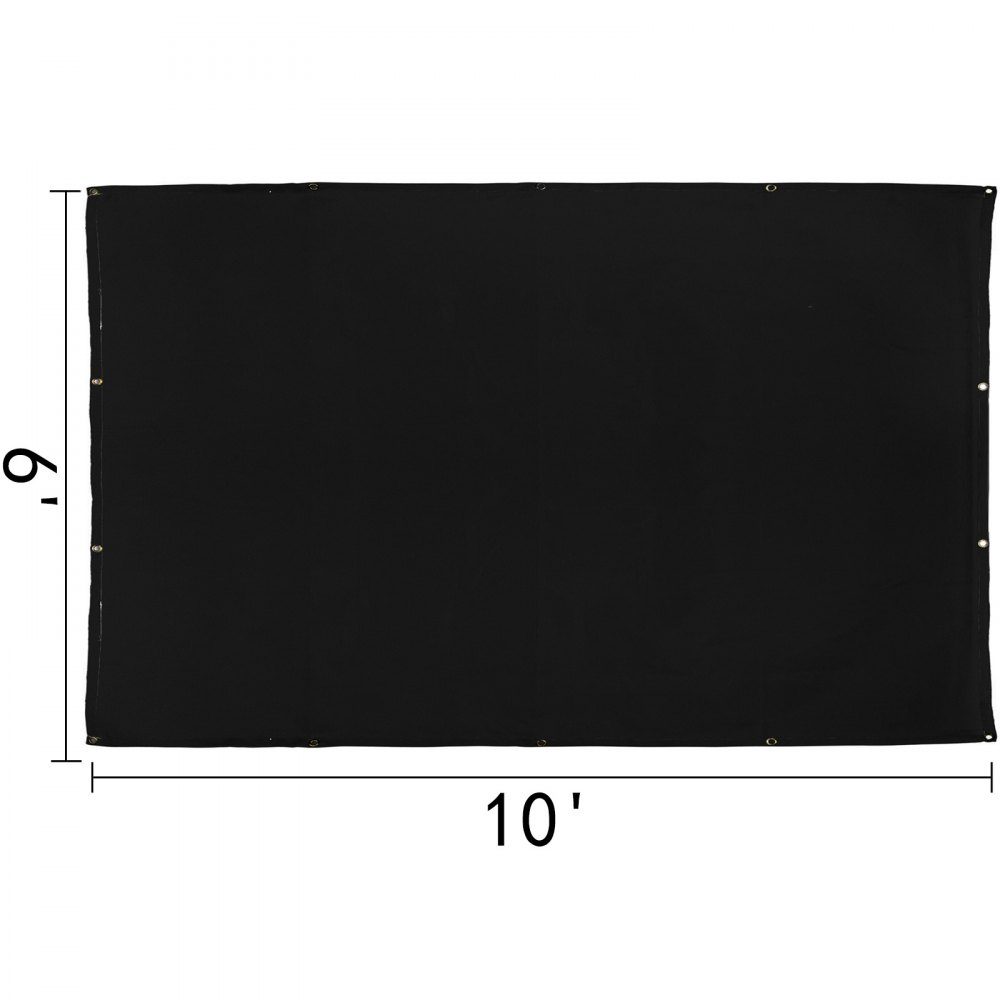 Welding deck welding protection blanket 6 x 10 Weldinger welding accessories heat protection fabric black