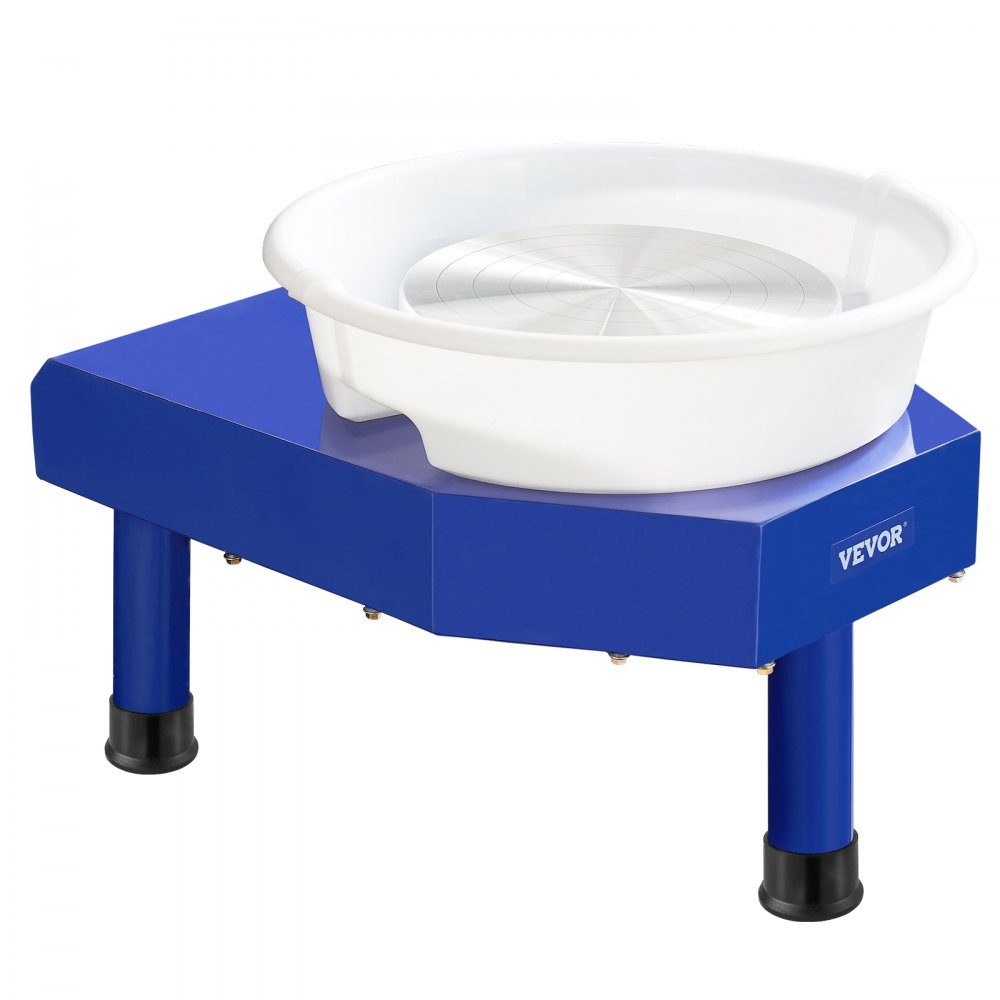 Töpferscheibe, Keramikscheibe, 350 W, elektrische Töpferscheibe, 25 cm, 300 U/min, Töpferscheibe, mit Pedal und Schürzenformmaschine, geeignet für Anfänger und Enthusiasten